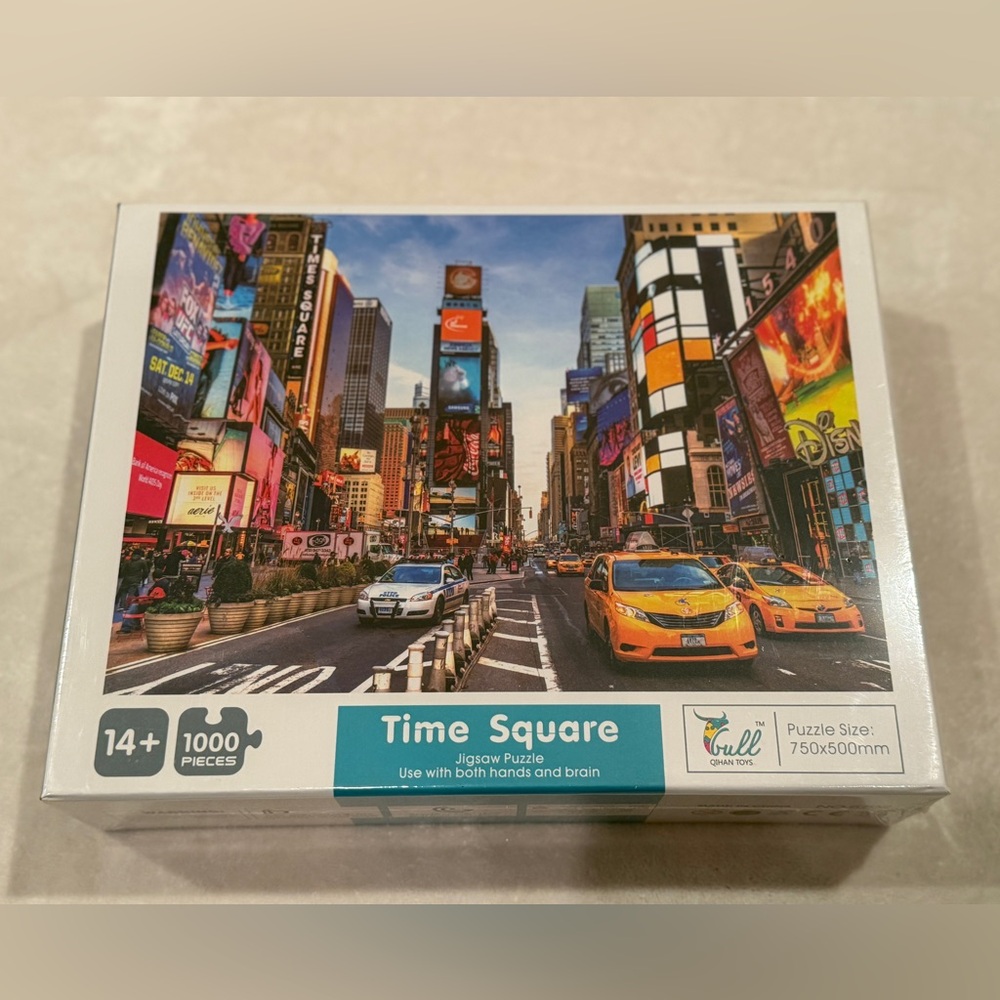 NIB New York Time Square 1000 piece jigsaw puzzle 750mmx500mm